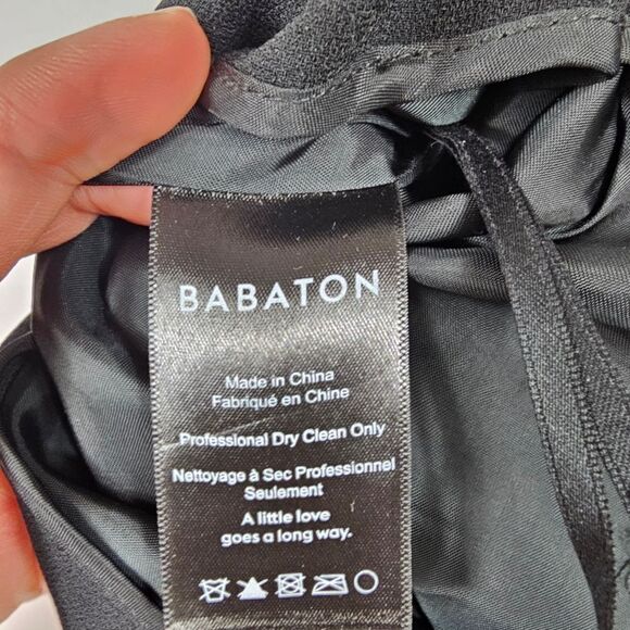 NWT Aritzia Babaton Mayne Shorts in Black Size 6 - Picture 8 of 9